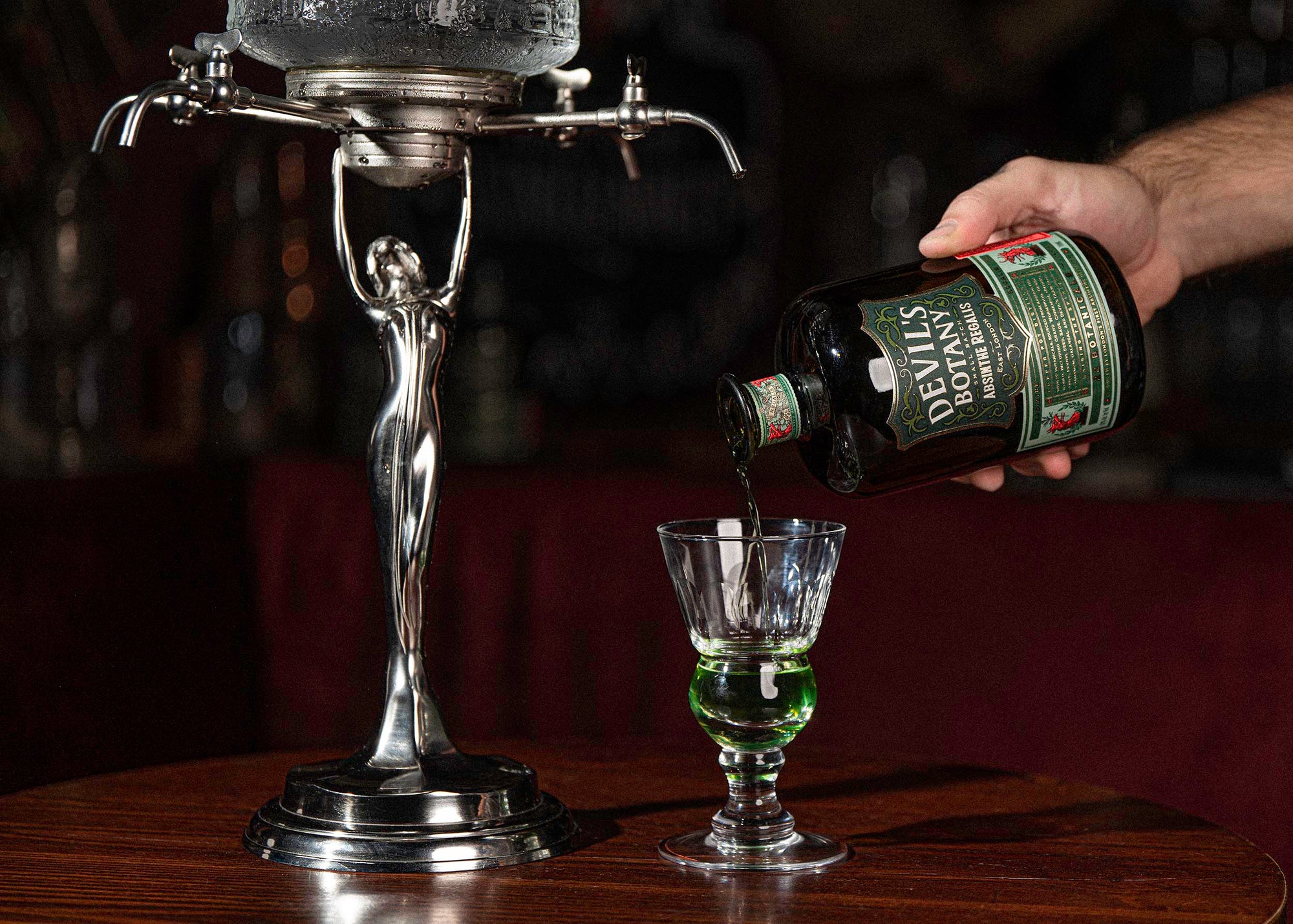 Devil's Botany Absinthe Regalis - Absinthe Fountain - London Absinthe Distillery - How to Drink Absinthe 