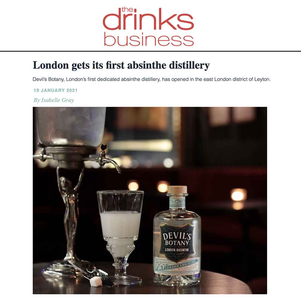 Devil's Botany - London's First Absinthe Distillery - Absinthe Distillery in London