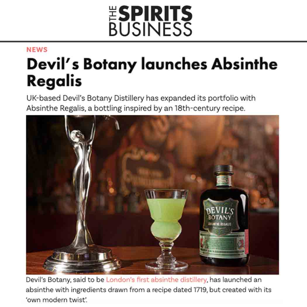 Devil's Botany - London's First Absinthe Distillery - Absinthe Distillery in London