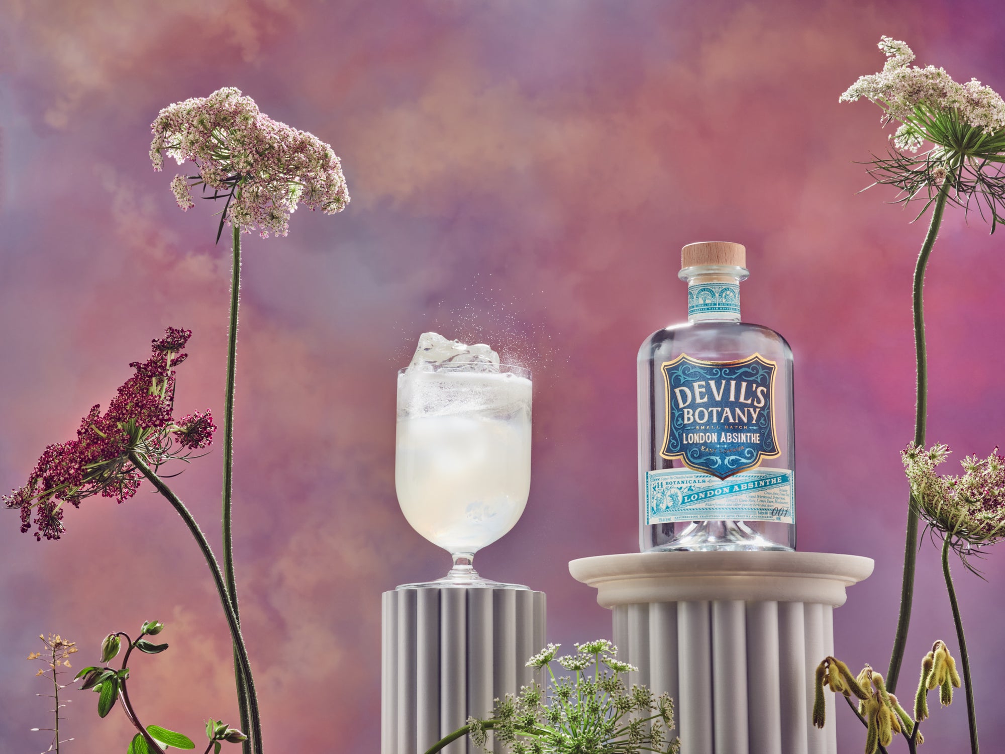 Devil's Botany Absinthe Cocktail - Absinthe Spritz - How to drink absinthe